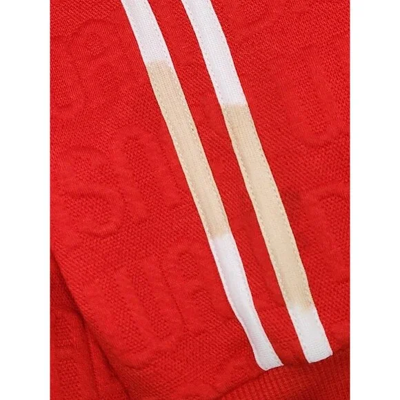 Disney Parks Jacket Men's XL Embroidered Spellout Disney World Full Zip‎ Red - Picture 6 of 7